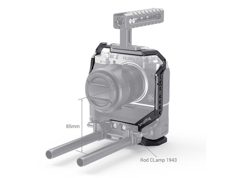 SmallRig CCF2810 FUJIFILM X-T4 Battery Gripli Kafes