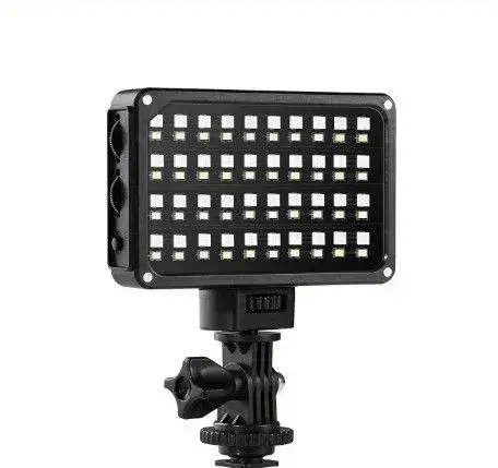 GVM 7S RGB Kamera Üstü Dahili Akülü Mobil Led Işık (12x8cm)