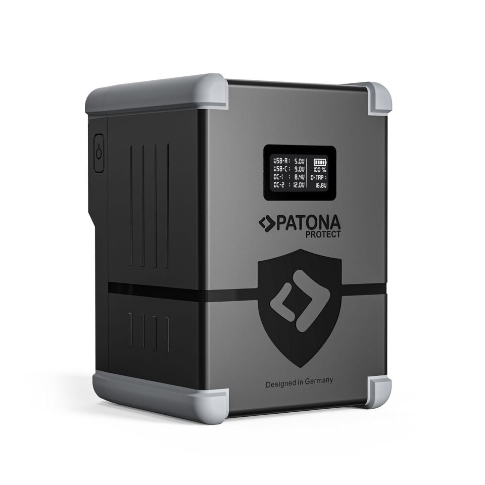 PATONA PROTECT V-Mount Pil V150-PD100 148Wh USB-C USB-A D-Tap 2xDC çıkışı