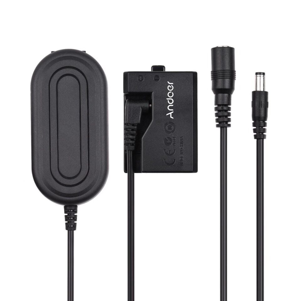Andoer  ACK-E10 + LP-E10  Kukla Pil Güç Kaynağı
