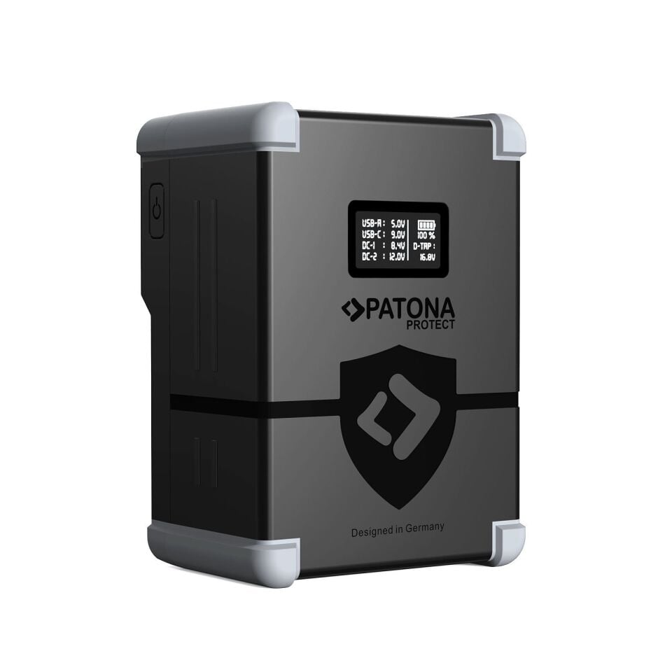 PATONA PROTECT V-Mount Pil V99-PD100 99Wh USB-C USB-A D-Tap 2xDC çıkışı