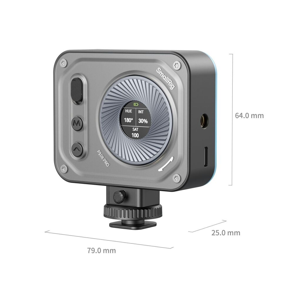 SmallRig 4786 Vibe P96 Pro Mini Bi-Color Video Işığı (Pembe)