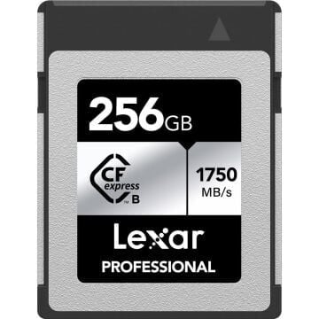 Lexar 256GB Professional CFexpress Silver Type B + Lexar Type B Kart Okuyucu
