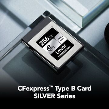 Lexar 256GB Professional CFexpress Silver Type B + Lexar Type B Kart Okuyucu