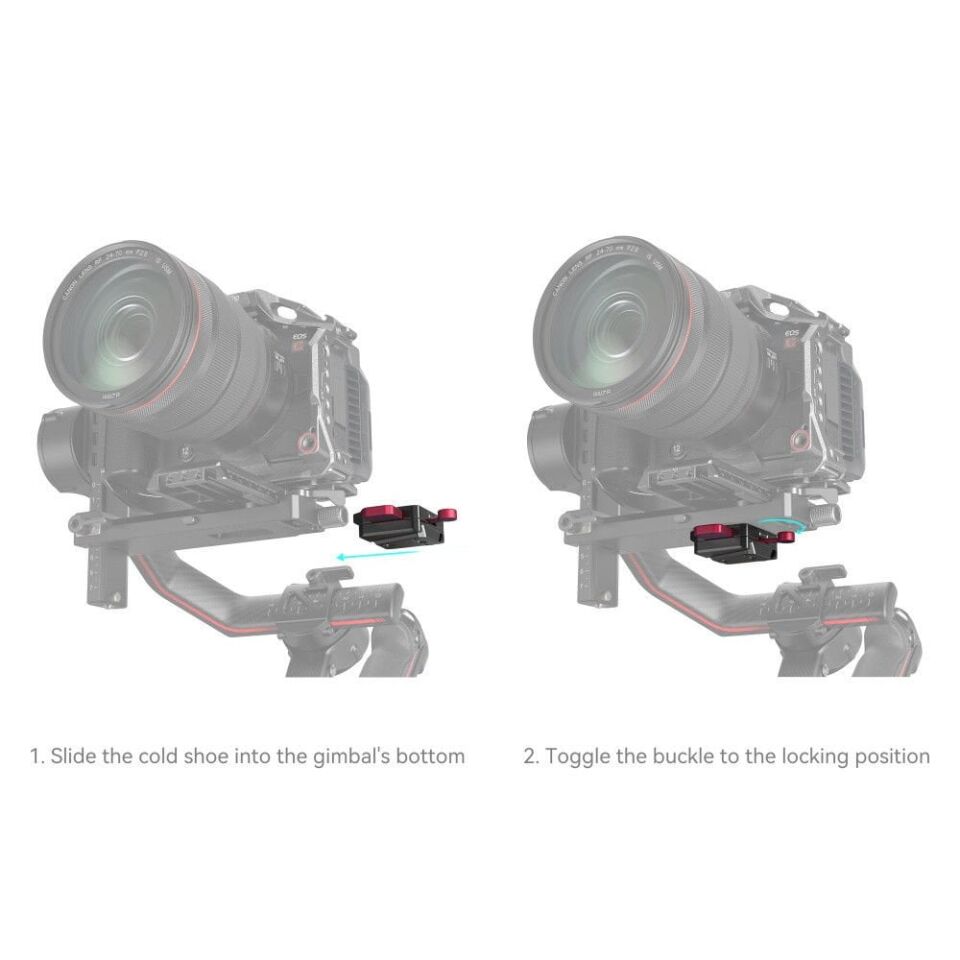 SmallRig 4189 DJI RS Sabitleyiciler için  Güç Kaynağı Montaj Plakası