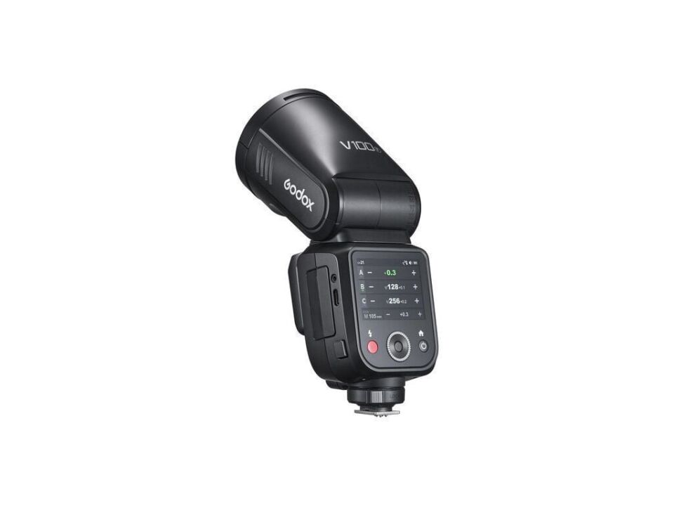 Godox V100 Fujifilm Uyumlu Yuvarlak Kafa Flaş