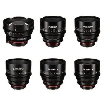 XEEN CLASSIC 14,20,24,35,50,85mm T1.5 Cine 6'lı Set (Arri PL)