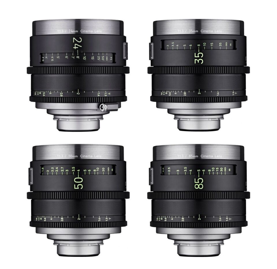 XEEN MEISTER 24, 35, 50, 85mm T1.3 Cine 4'lü Set (Arri PL)