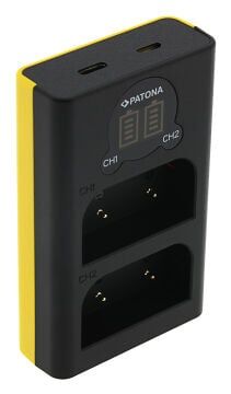 Patona 1713 İkili LCD Şarj Cihazı Olympus Blx-1 için