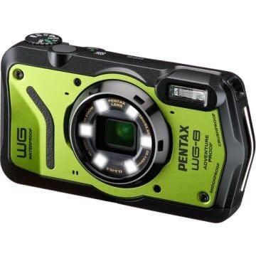Ricoh PENTAX WG-8 Dijital Fotoğraf Makinesi (Yeşil)