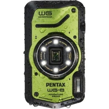 Ricoh PENTAX WG-8 Dijital Fotoğraf Makinesi (Yeşil)