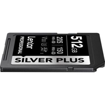 Lexar 512GB Professional SILVER PLUS UHS-I SDXC Hafıza Kartı