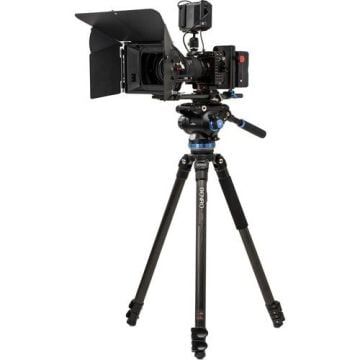 Benro C-373FBS8PRO Carbon Fiber Hidrolik Profesyonel Video Tripod Kit