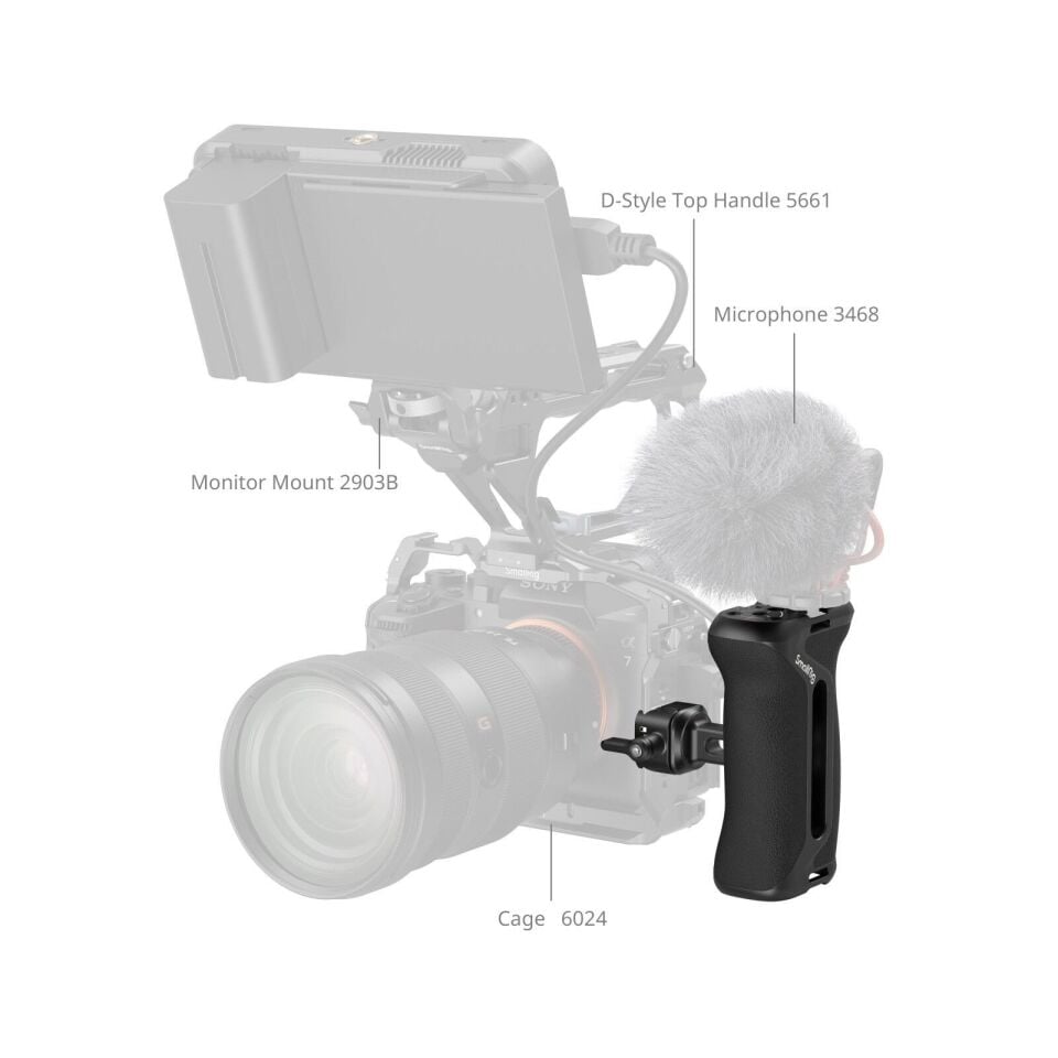 SmallRig 5952 Yan Tutamak NATO Kelepçeli