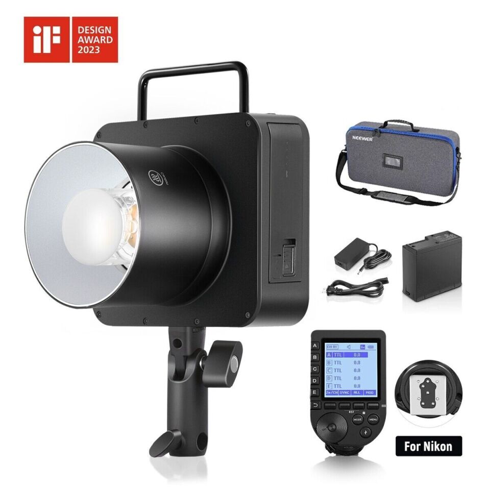 Neewer Q4 400W Akülü Flaş + QPRO-S Tetikleyici