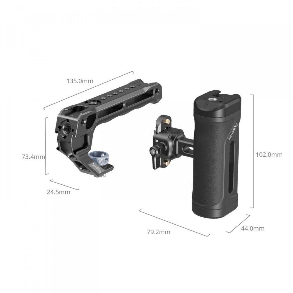 SmallRig 5949 Mini Yan ve Üst Tutma Kolu Seti