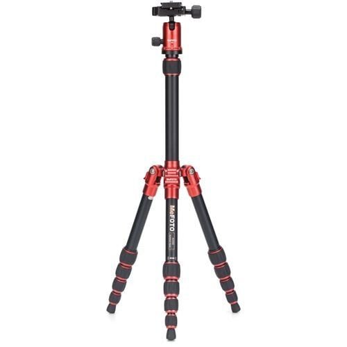 Benro / Mefoto A-0350Q0R Mag.Alum.Colorful Travel Angel Tripod (Red)
