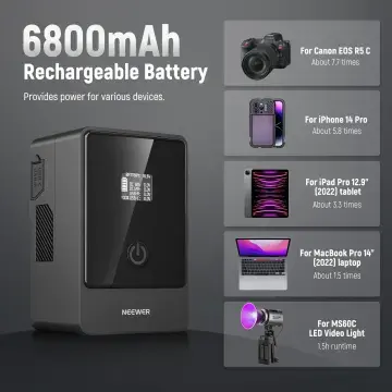 Neewer V Mount Battery PS099E 6800 mAh 14.5 V 99 Wh