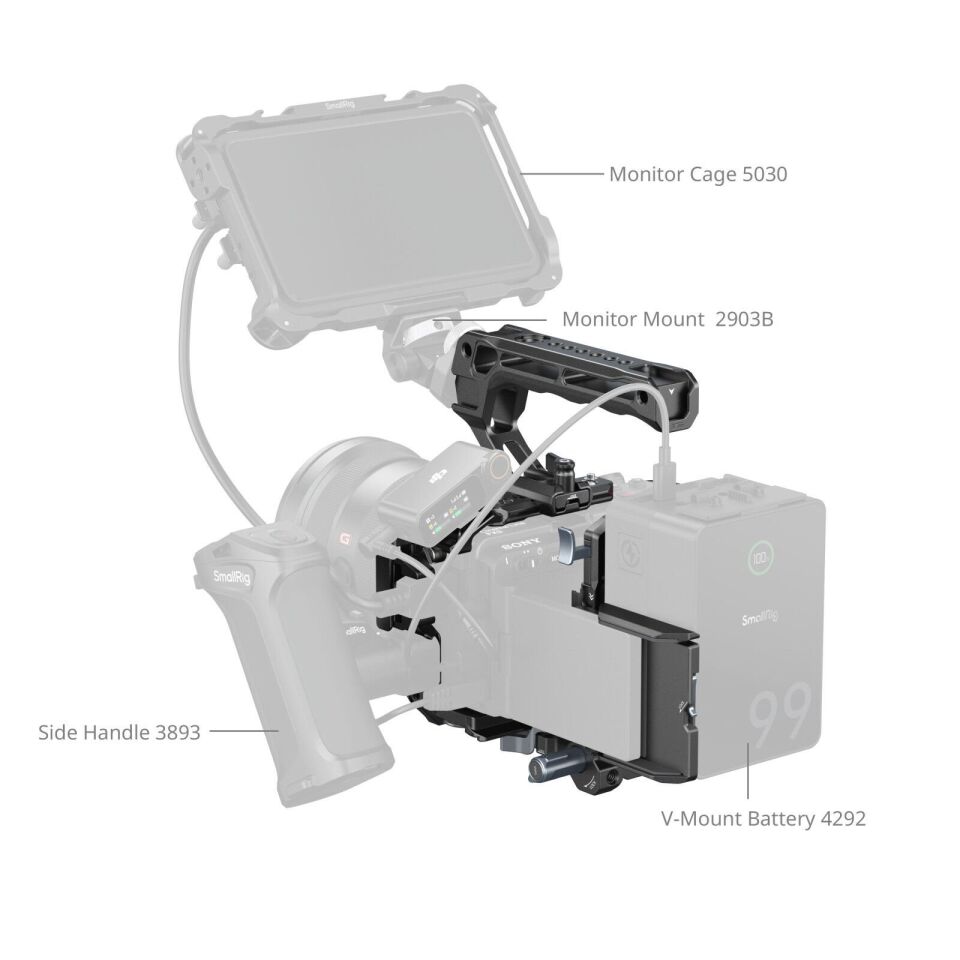 SmallRig 5823 Sony FX3 / FX30 için  Kafes Kiti