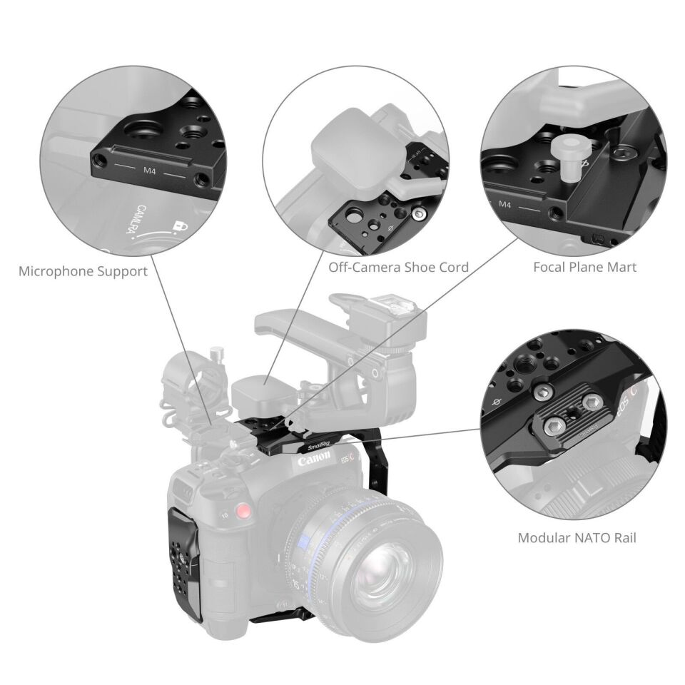SmallRig 5810 Canon EOS C80  için  Kafes