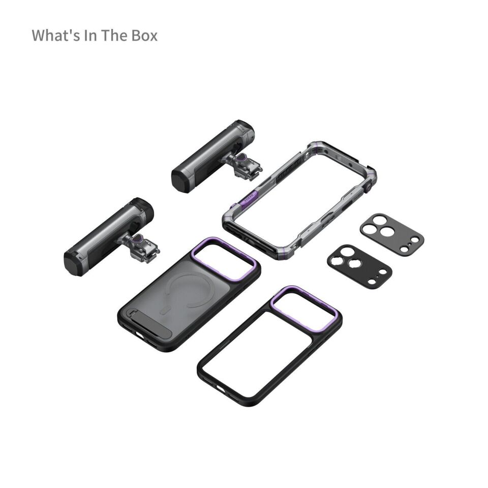 SmallRig 5585 Megatron Edition iPhone 17 Pro  için Çift El Tipi Mobil Cihaz Kiti