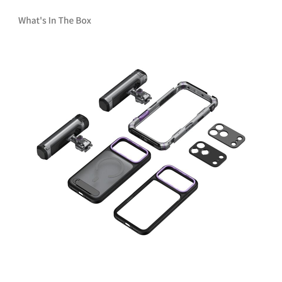 SmallRig 5584 Megatron Edition iPhone 17 Pro Max  için Çift El Tipi Mobil Cihaz Kiti