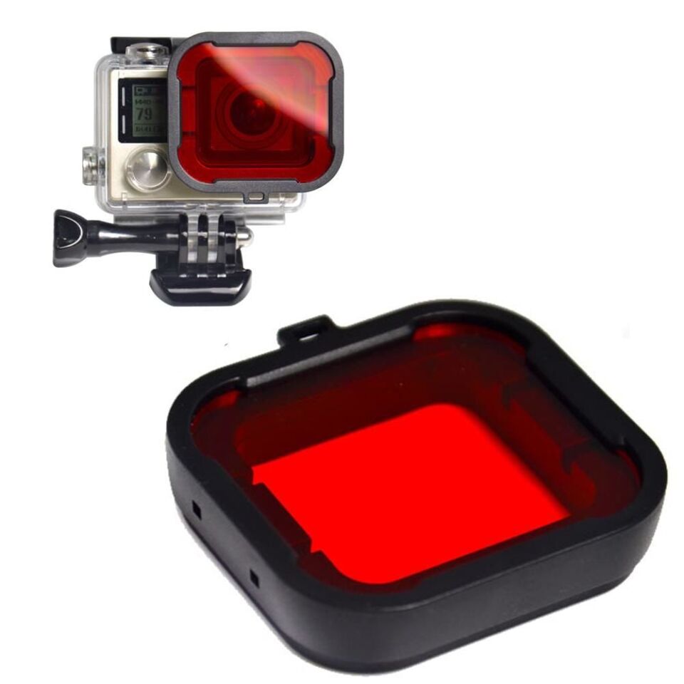 GoPro Standart Housing İçin Kırmızı Filtre