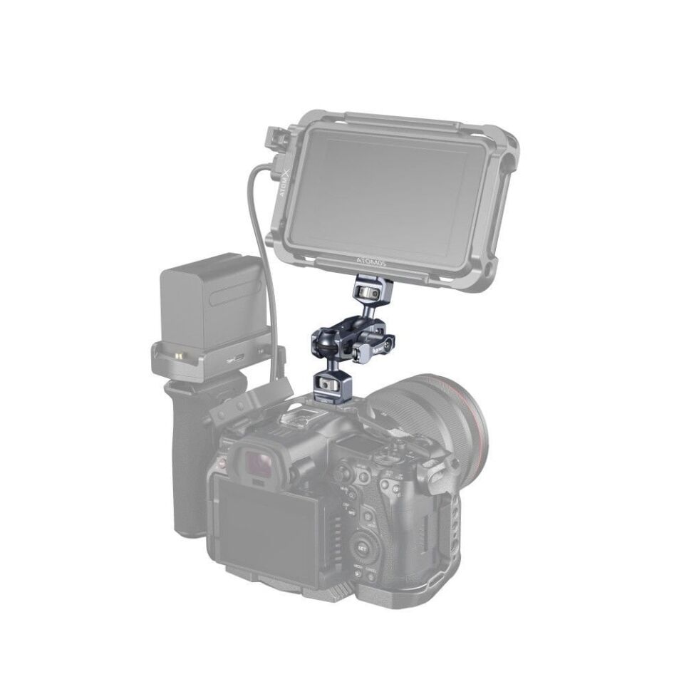 SmallRig 3873 Magic Arm Çift Bilyalı Başlı (1/4”-20 Vida)