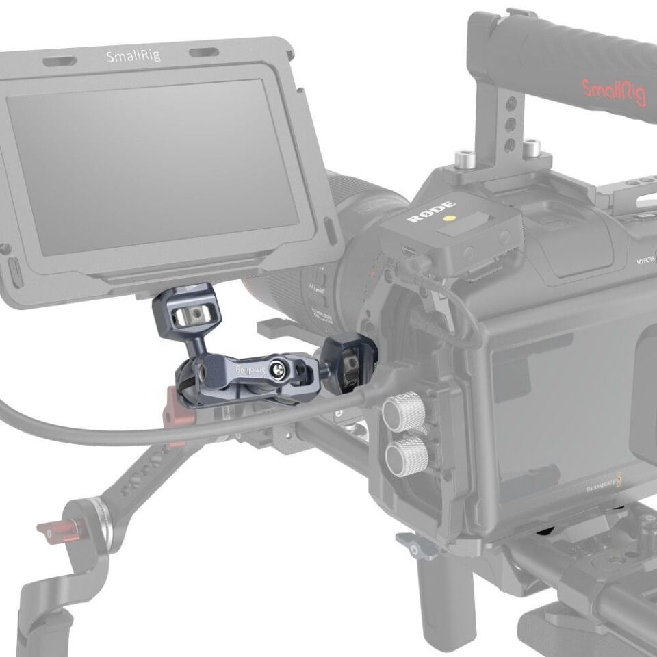 SmallRig 3873 Magic Arm Çift Bilyalı Başlı (1/4''-20 Vida)
