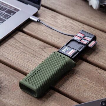 PGYTECH CreateMate High-speed Card Reader (Moss Green)