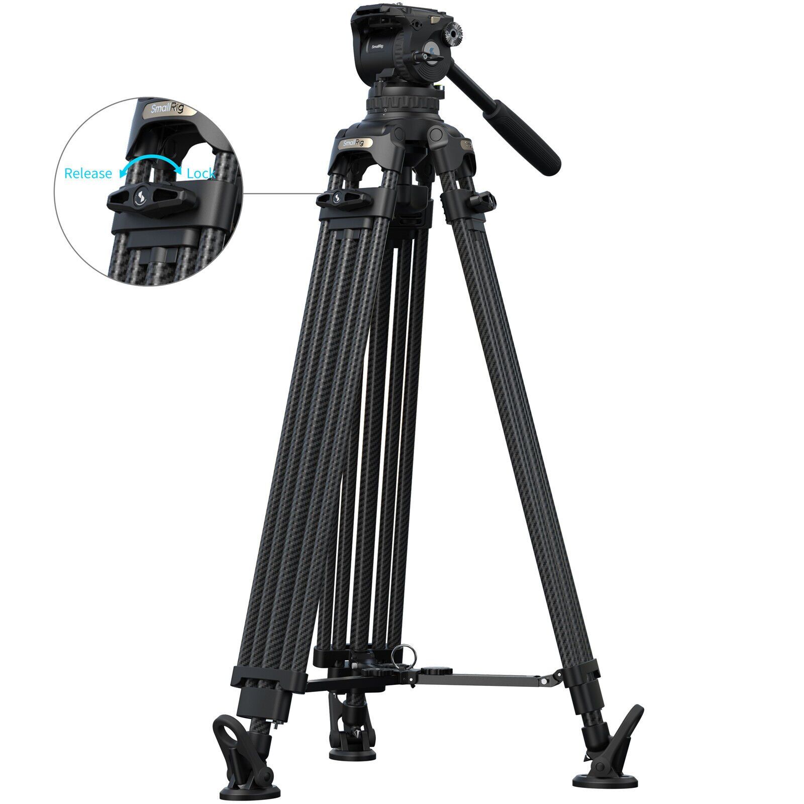 SmallRig 5578 FSD18 FreeSpeed ​​Ağır Hizmet Tipi Karbon Fiber Tripod