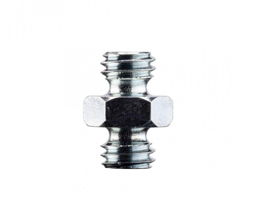 Manfrotto 125 Çift Tarafı Vida Kısa Adaptör - 3/8 ve 3/8