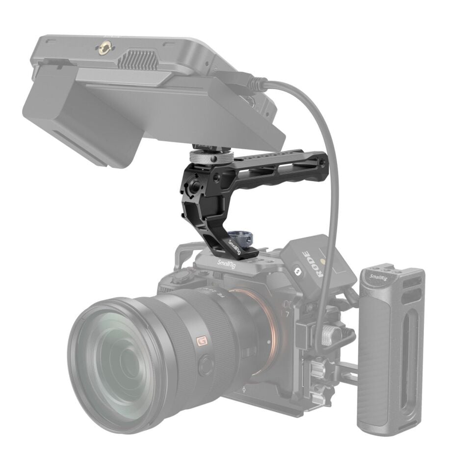 SmallRig 5322 Üst Tutma Kolu ve Monitör Cold Shoe Kiti