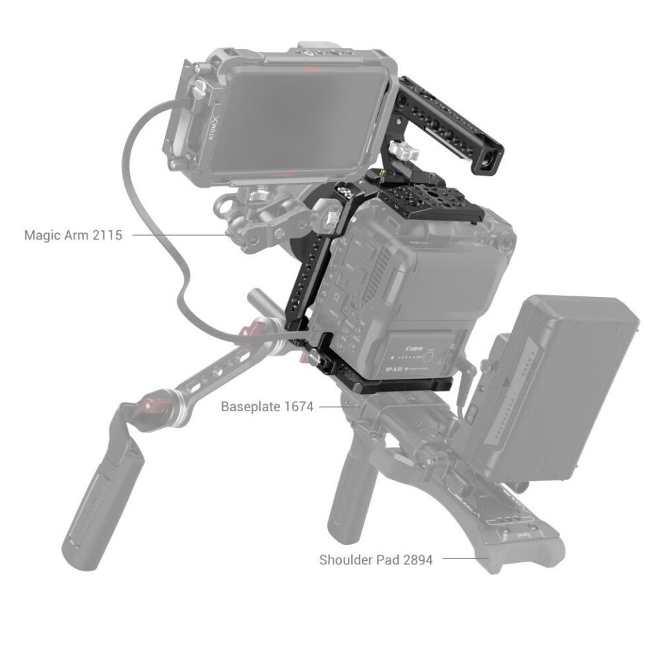 SmallRig 3899 Canon EOS C70 için El Kiti (2.EL üründür)