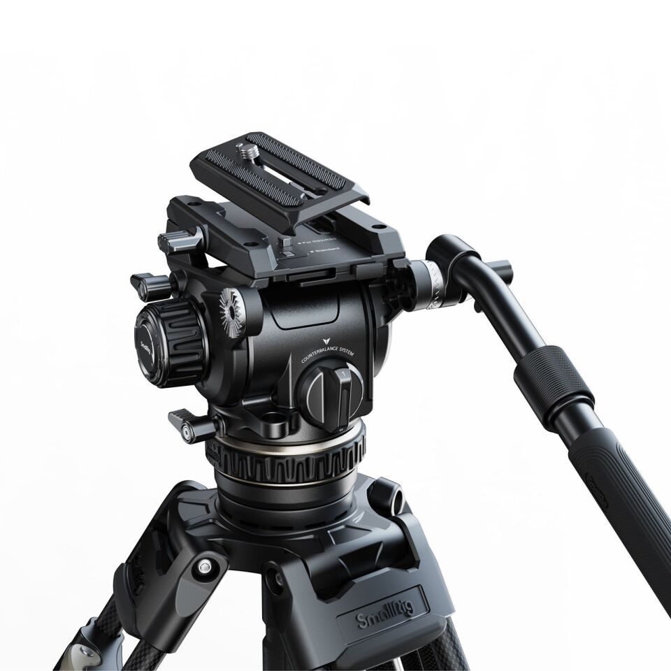SmallRig AD-120 4463 Ağır Hizmet Tipi Karbon Fiber Tripod Seti