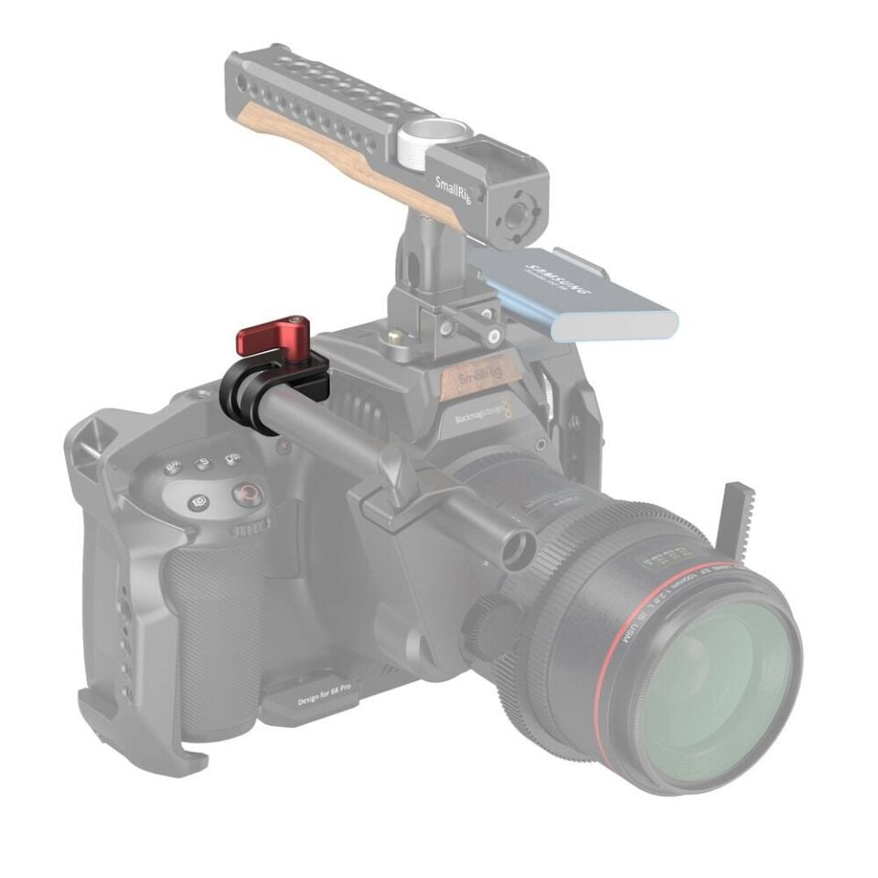 SmallRig 3276 BMPCC 6K Pro için 12mm/15mm Çubuk Kelepçesi