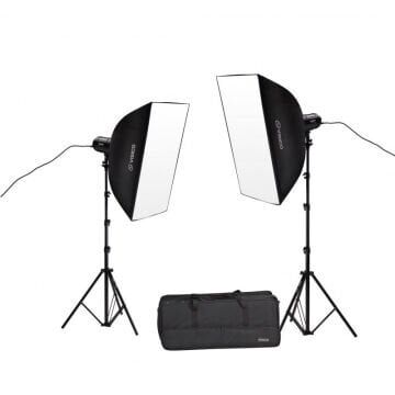 Visico LED-80T II 2’li Led Işık Seti (80W)