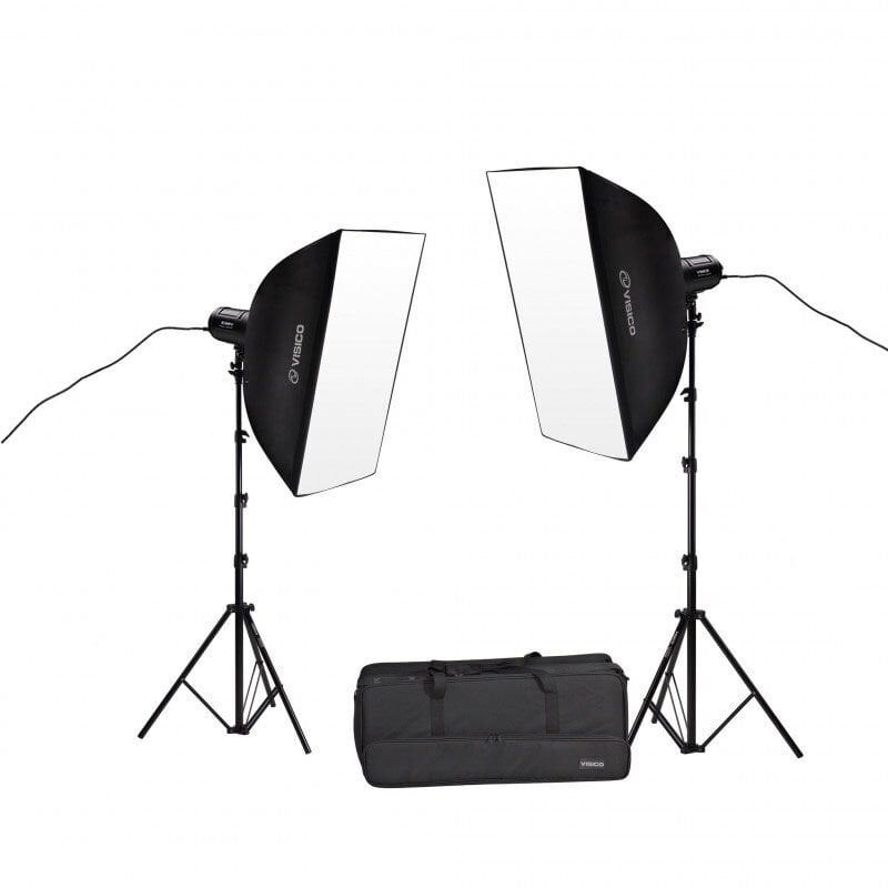 Visico LED-80T II 2’li Led Işık Seti (80W)