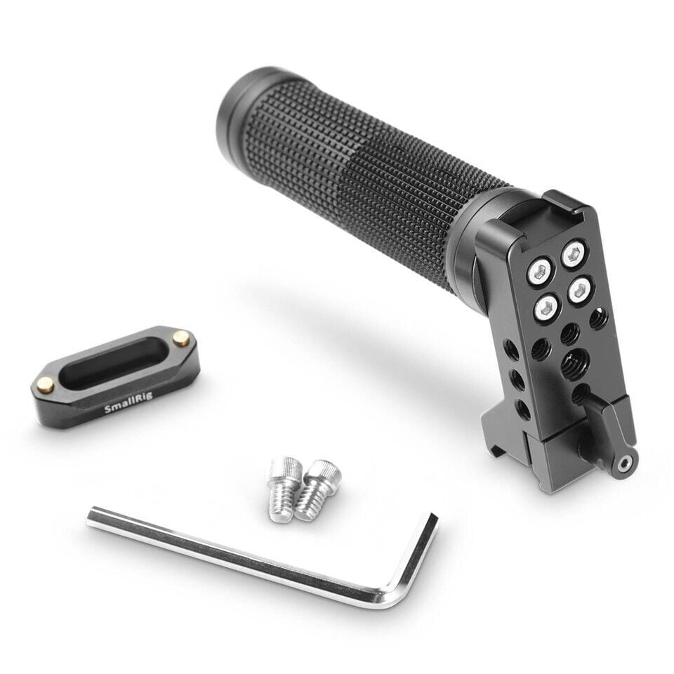 SmallRig 2084B NATO Tutamağı (Kauçuk) Emniyet Rayı ile