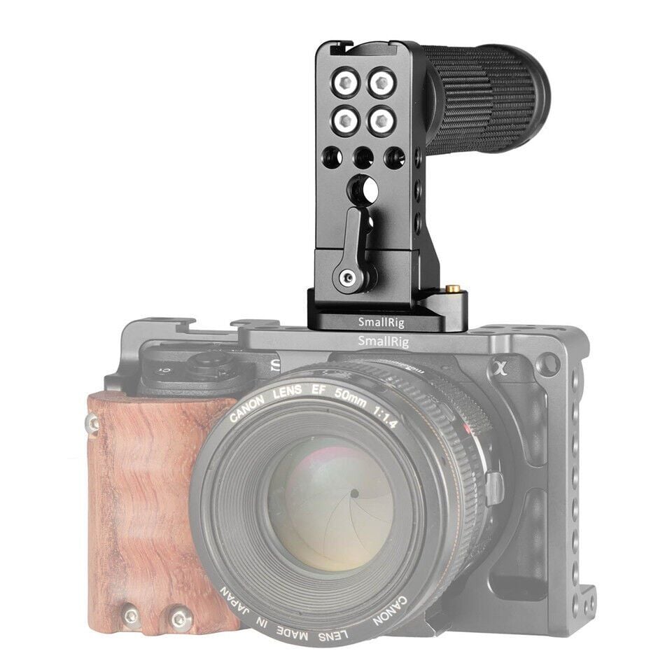 SmallRig 2084B NATO Tutamağı (Kauçuk) Emniyet Rayı ile