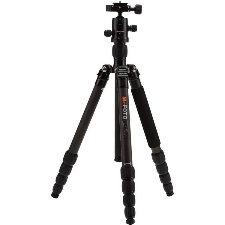 Benro MeFOTO C1350Q1K Carbon Fiber Travel Angel Tripod (Black)