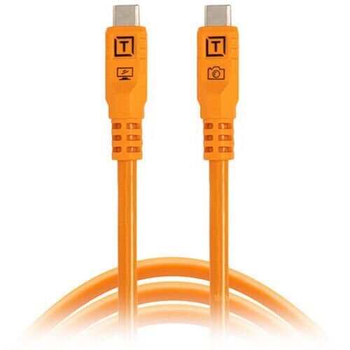 Tether Tools Tether Pro Optima 10G USB-C to USB-C 3m Bağlantı Kablosu ( CUC10G2-ORG )