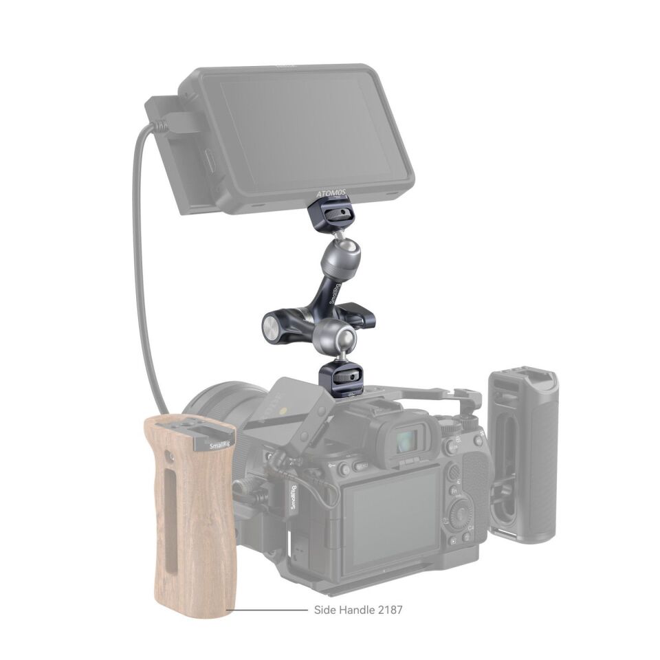 SmallRig 4899 Rosette Magic Arm (7'') 3/8''-16 ARRI Konumlandırma Vidası