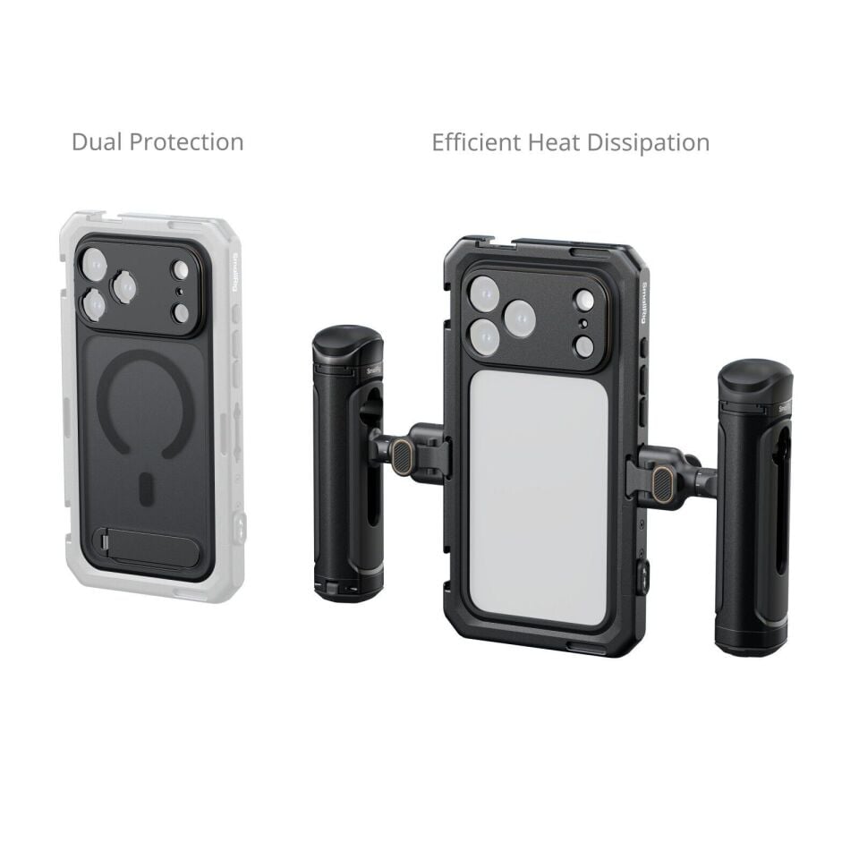 SmallRig 5541 iPhone 17Pro Max  için Çift El Tipi Mobil Cihaz Kiti
