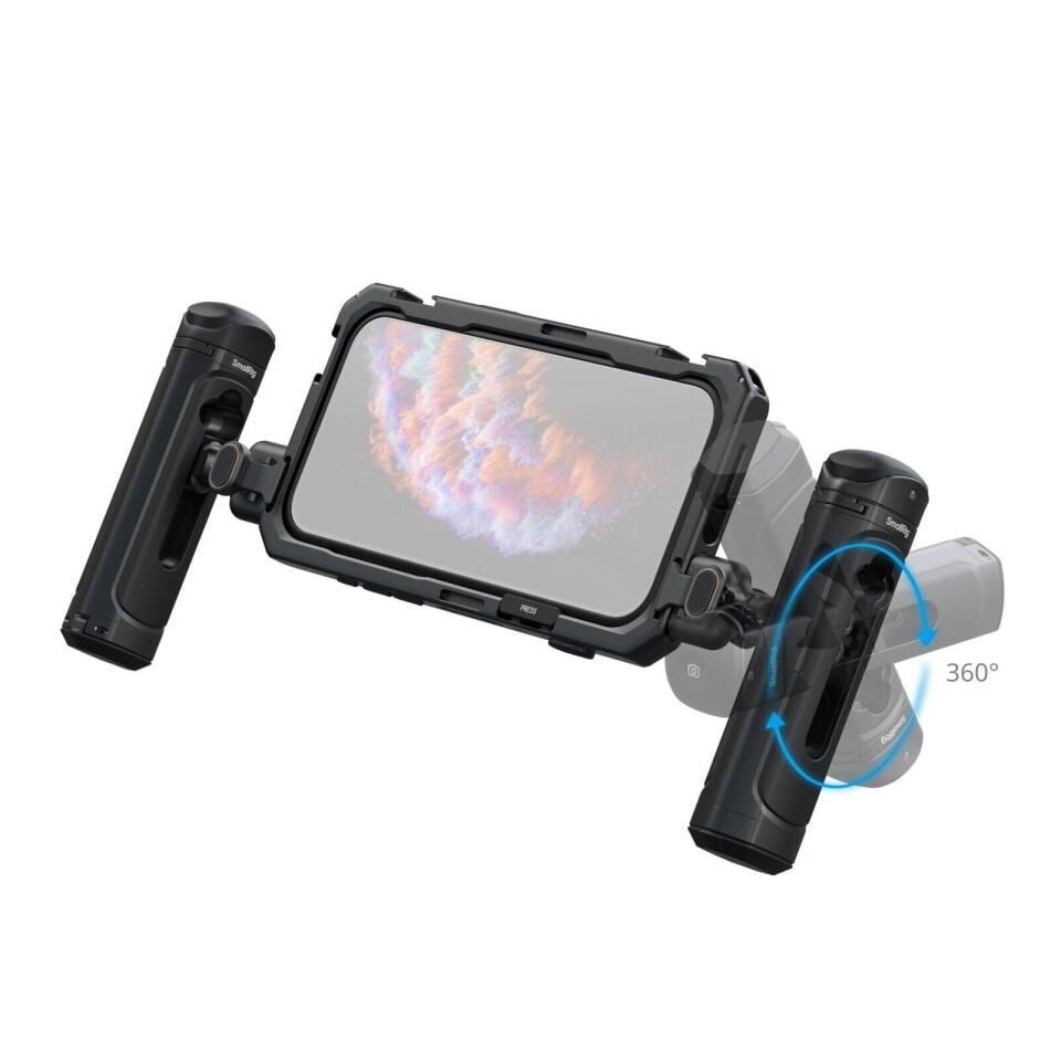 SmallRig 5541 iPhone 17Pro Max  için Çift El Tipi Mobil Cihaz Kiti