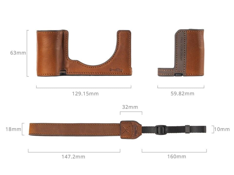 SmallRig 5015 Sony A7C II / A7CR için Deri Kılıf
