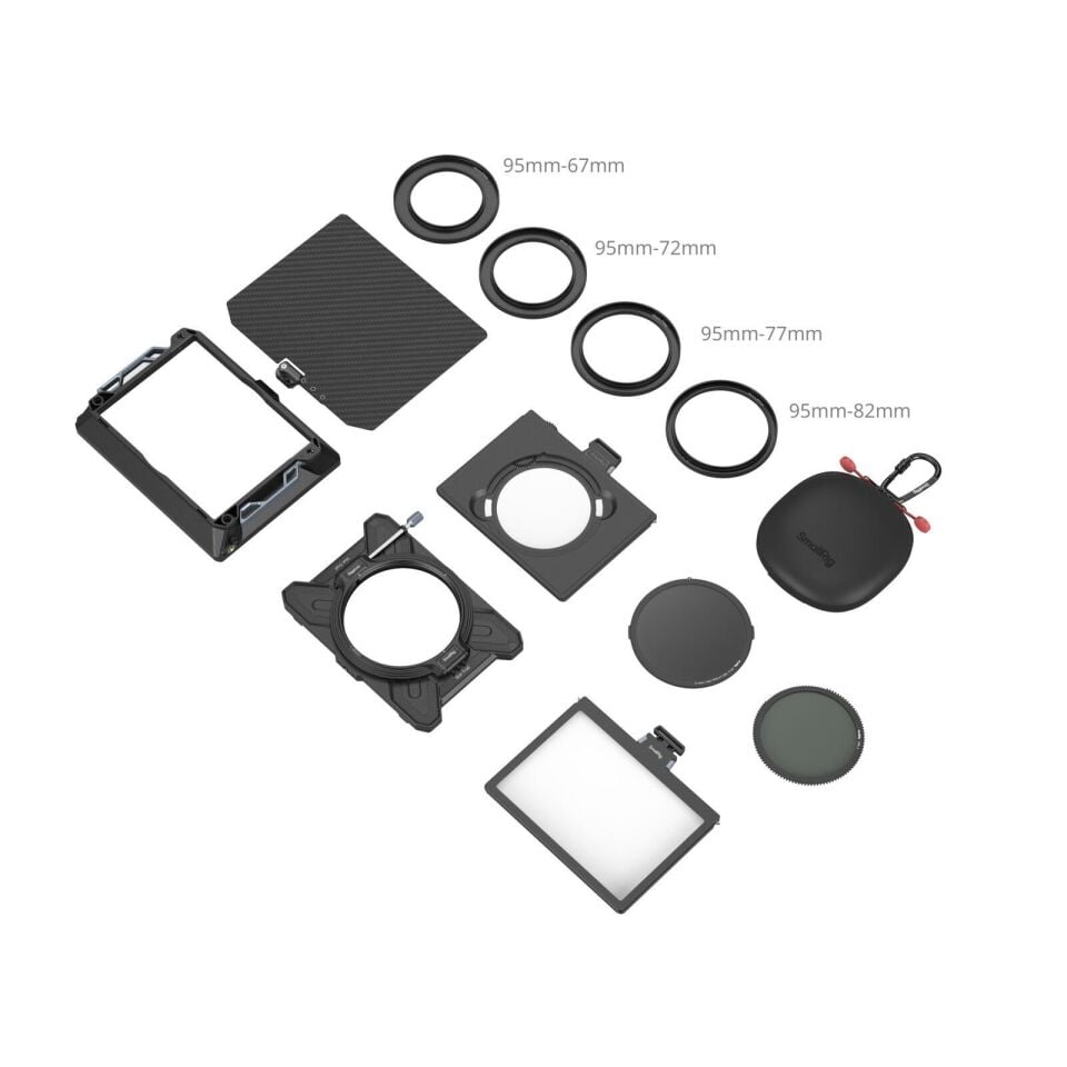 SmallRig 5011 Matte Box Kiti CPL ve VND Filtreleri ile Birlikte