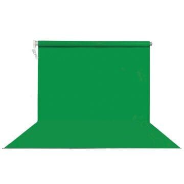 Stüdyo Teknik 190cm x 400cm Sonsuz Yeşil Fon Perdesi Seti
