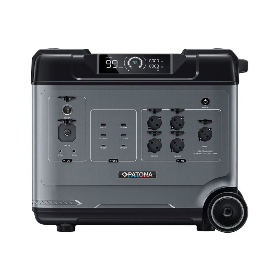 Patona 9973 Platinum Powerstation Autarc 5000 Pd100W Lifepo4