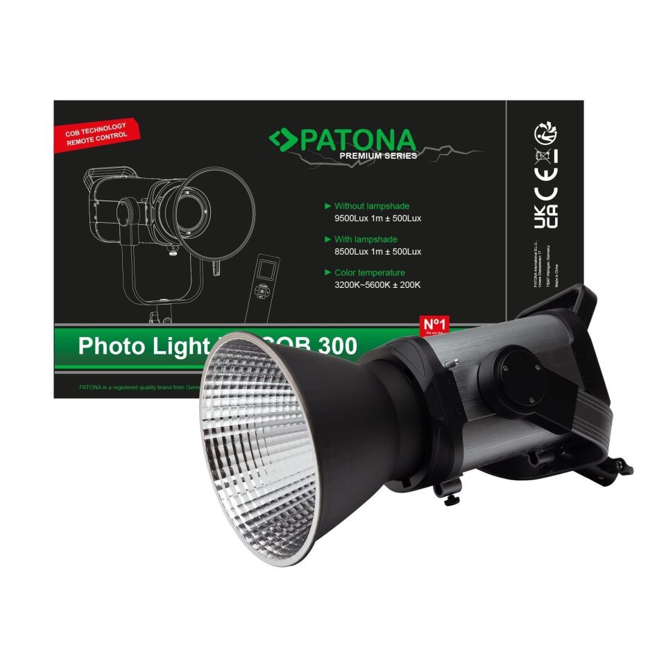 PATONA COB-300 Watt Bi Color İki'li Kit LED Video Işığı